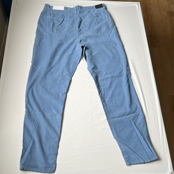 American Eagle women’s size 14 x-long powder blue mom jean corduroy pants - Picture 2 of 5